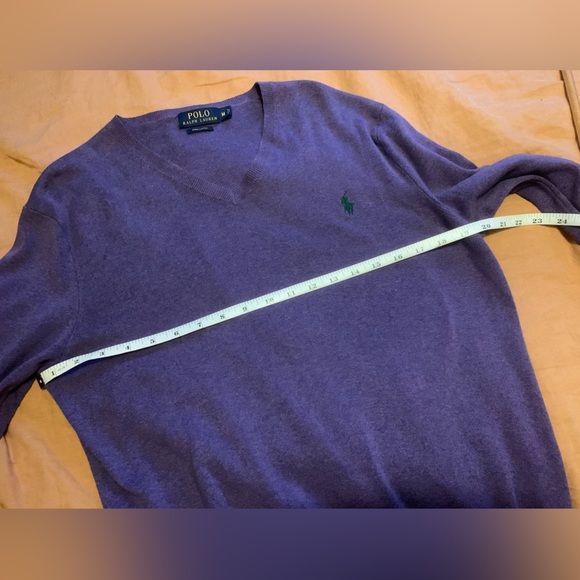Polo by Ralph Lauren // Plum Pima Cotton Sweater - Picture 7 of 9